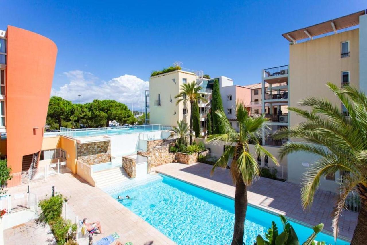 Appartement Port Prestige - Terrasse - Piscine - Parking Antibes Ngoại thất bức ảnh